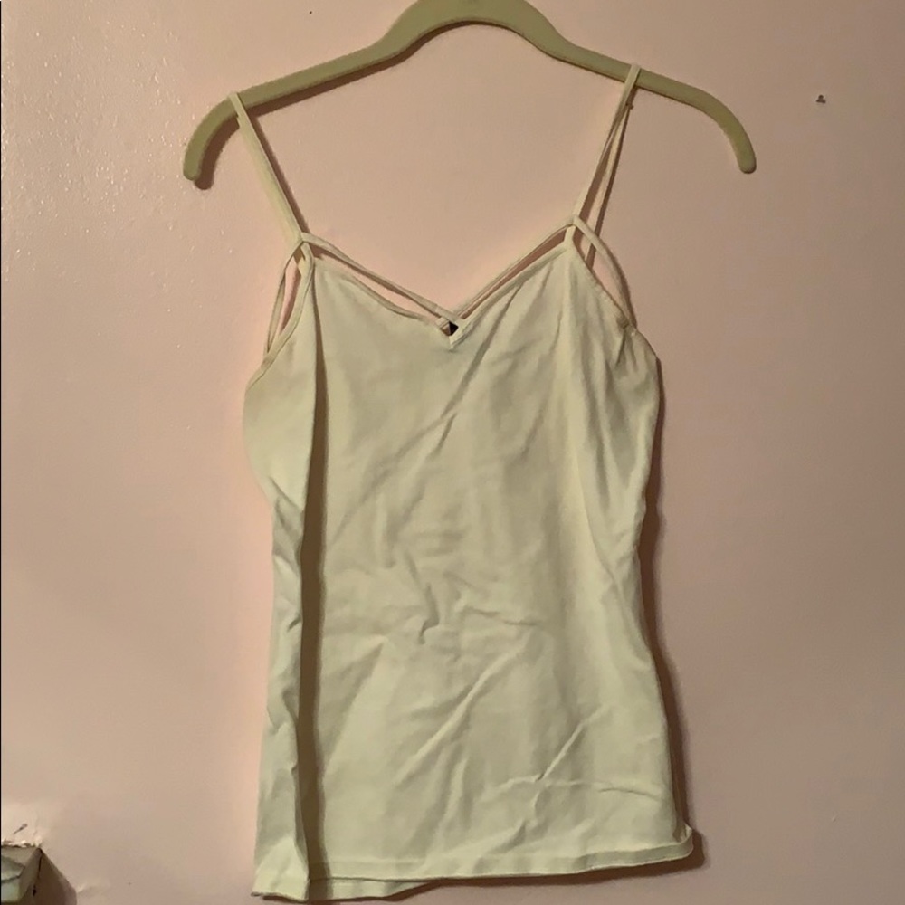 White strapi cami